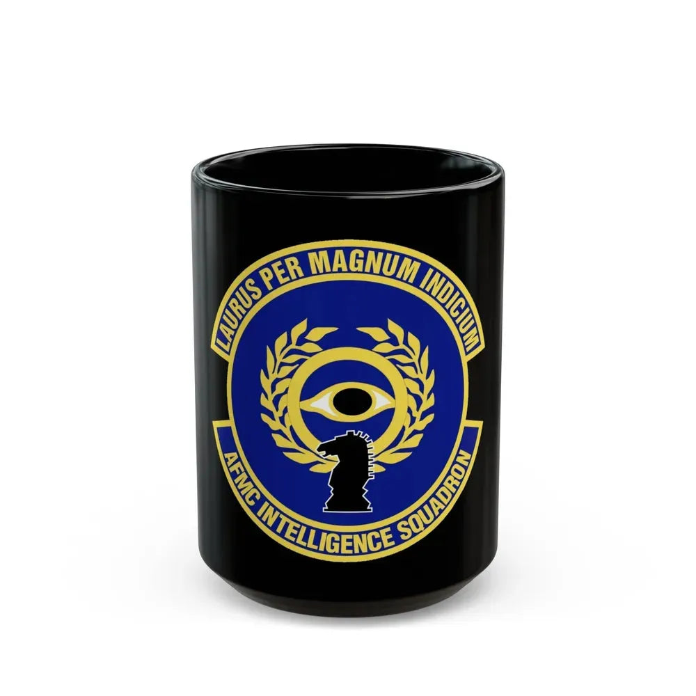 Air Force Materiel Command Intelligence Squadron (U.S. Air Force) Black Coffee Mug 15oz - Go Mug Yourself