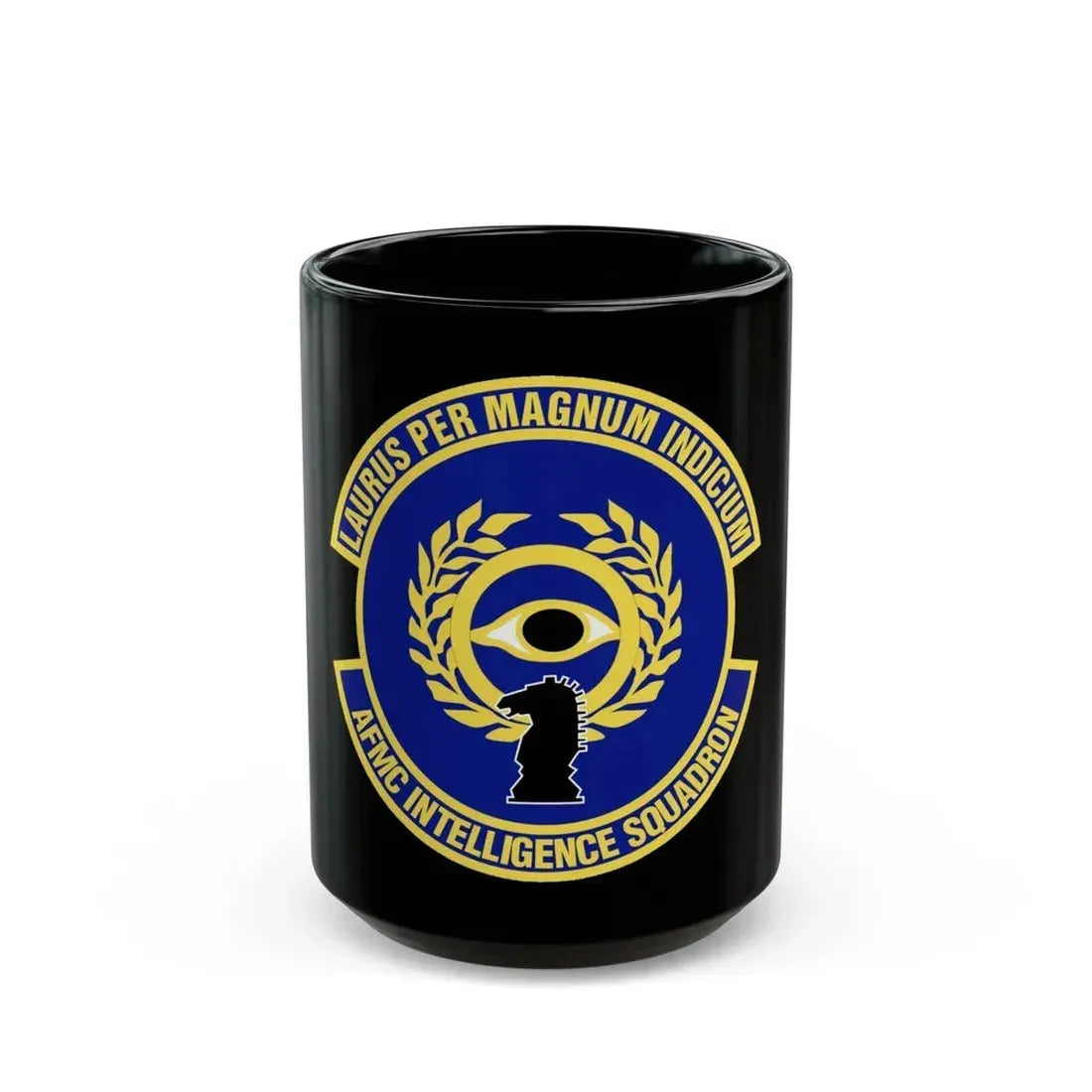Air Force Materiel Command Intelligence Squadron (U.S. Air Force) Black Coffee Mug 15oz - Go Mug Yourself