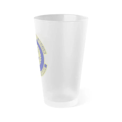 Air Force Materiel Command Intelligence Squadron (U.S. Air Force) Frosted Pint Glass 16oz - Go Mug Yourself