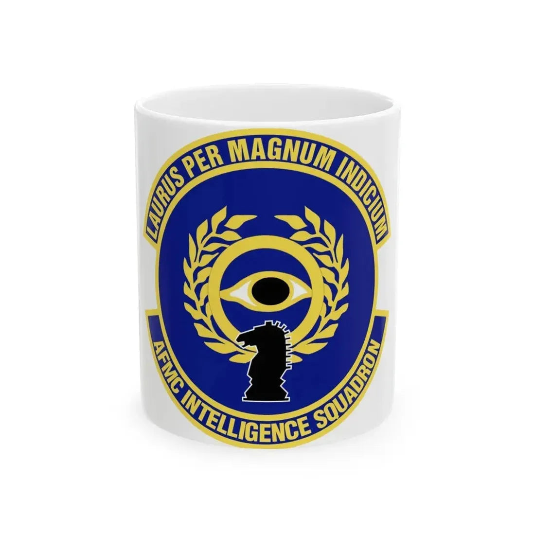 Air Force Materiel Command Intelligence Squadron (U.S. Air Force) White Coffee Mug 11oz - Go Mug Yourself