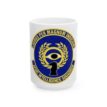 Air Force Materiel Command Intelligence Squadron (U.S. Air Force) White Coffee Mug 15oz - Go Mug Yourself