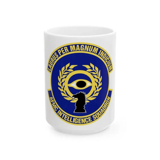 Air Force Materiel Command Intelligence Squadron (U.S. Air Force) White Coffee Mug 15oz - Go Mug Yourself