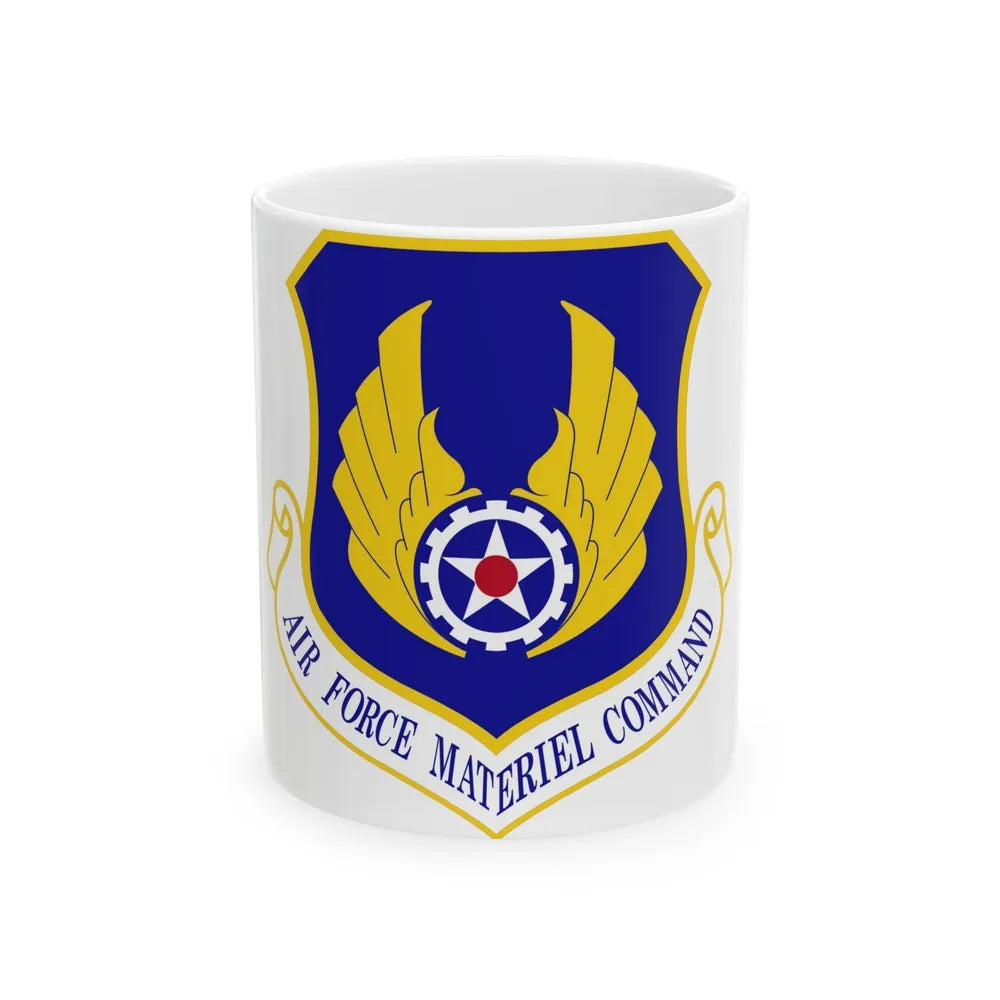 Air Force Materiel Command (U.S. Air Force) White Coffee Mug-11oz-Go Mug Yourself