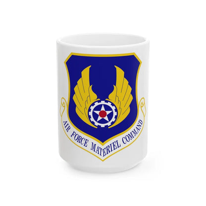 Air Force Materiel Command (U.S. Air Force) White Coffee Mug-15oz-Go Mug Yourself