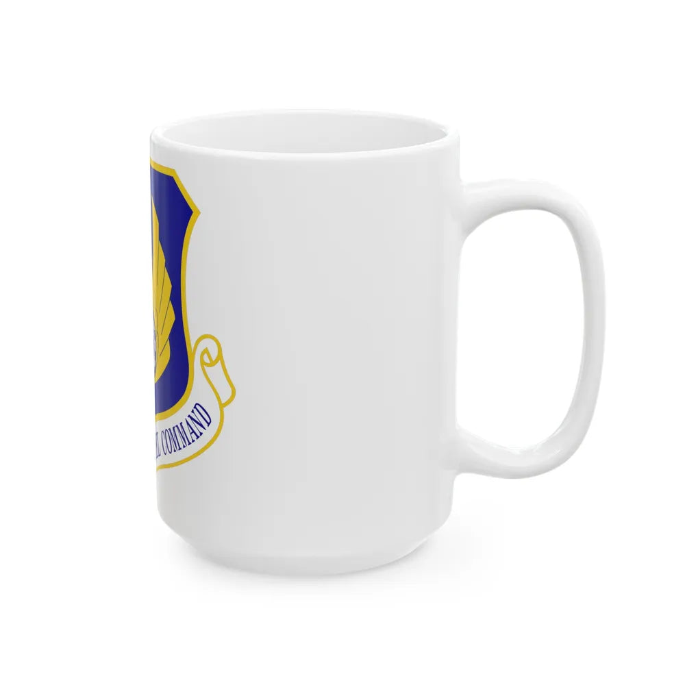 Air Force Materiel Command (U.S. Air Force) White Coffee Mug-Go Mug Yourself