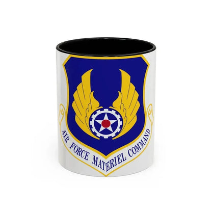 Air Force Materiel Command (U.S. Air Force) Accent Coffee Mug 11oz Black - Go Mug Yourself