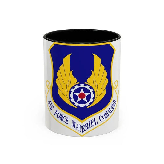 Air Force Materiel Command (U.S. Air Force) Accent Coffee Mug 11oz Black - Go Mug Yourself