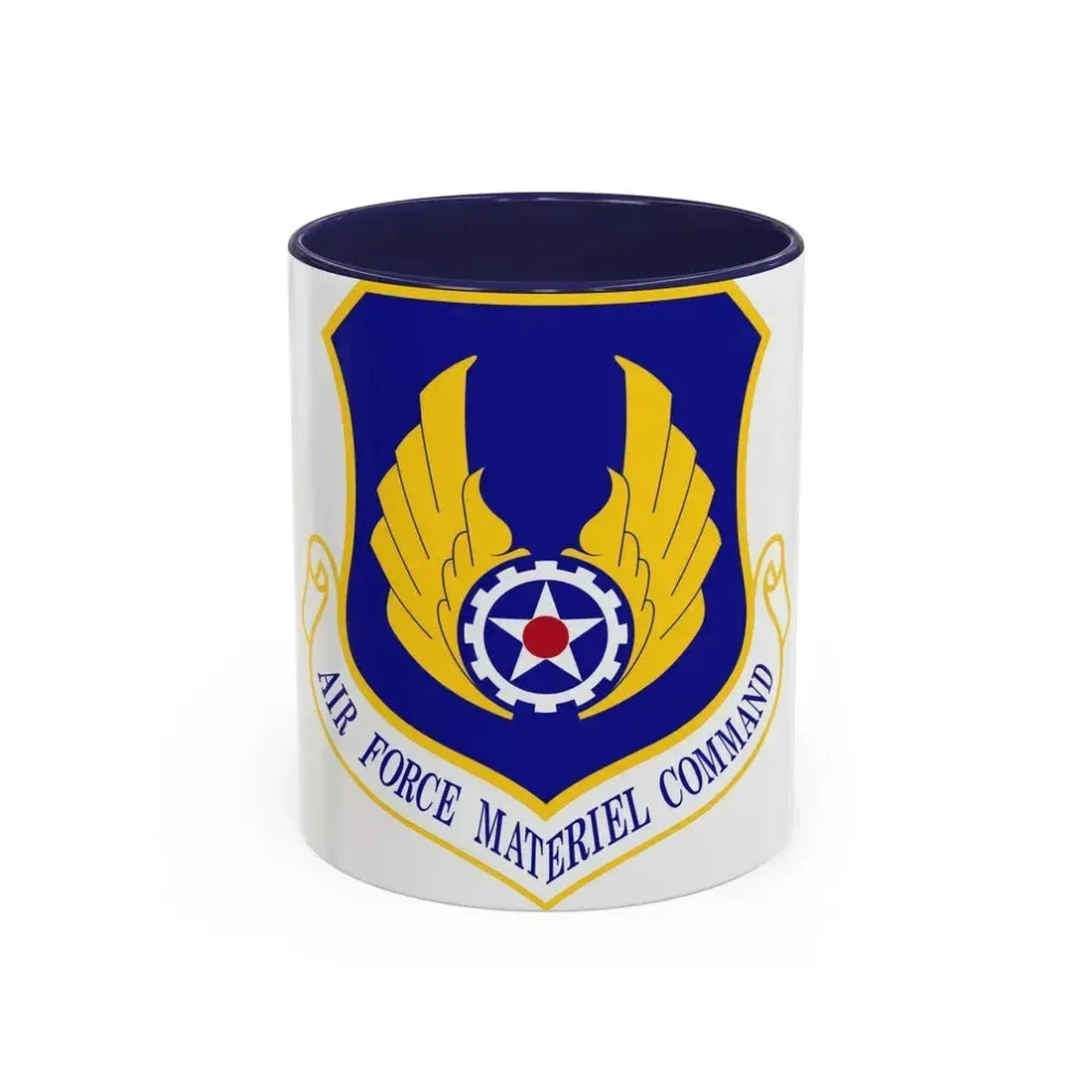 Air Force Materiel Command (U.S. Air Force) Accent Coffee Mug 11oz Navy - Go Mug Yourself