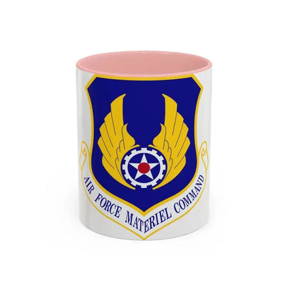 Air Force Materiel Command (U.S. Air Force) Accent Coffee Mug 11oz Pink - Go Mug Yourself