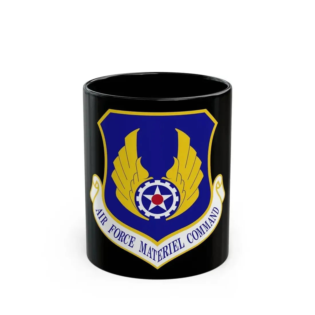 Air Force Materiel Command (U.S. Air Force) Black Coffee Mug 11oz - Go Mug Yourself