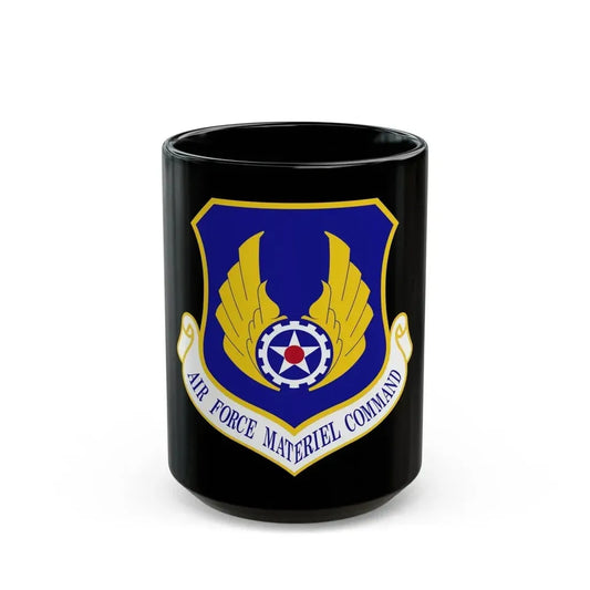 Air Force Materiel Command (U.S. Air Force) Black Coffee Mug 15oz - Go Mug Yourself