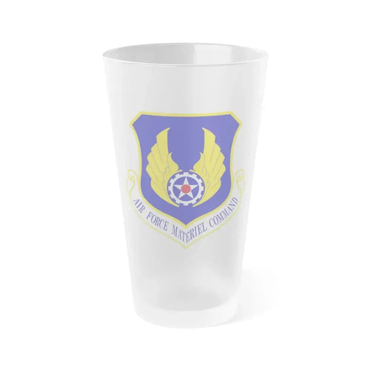 Air Force Materiel Command (U.S. Air Force) Frosted Pint Glass 16oz Default Title - Go Mug Yourself