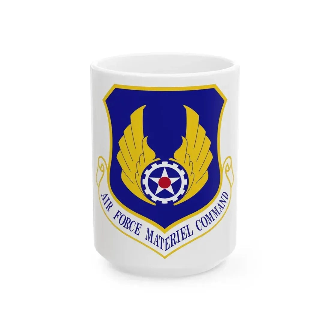 Air Force Materiel Command (U.S. Air Force) White Coffee Mug 15oz - Go Mug Yourself