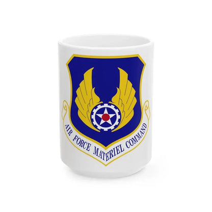 Air Force Materiel Command (U.S. Air Force) White Coffee Mug 15oz - Go Mug Yourself