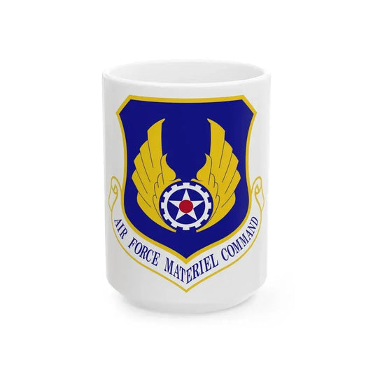 Air Force Materiel Command (U.S. Air Force) White Coffee Mug 15oz - Go Mug Yourself