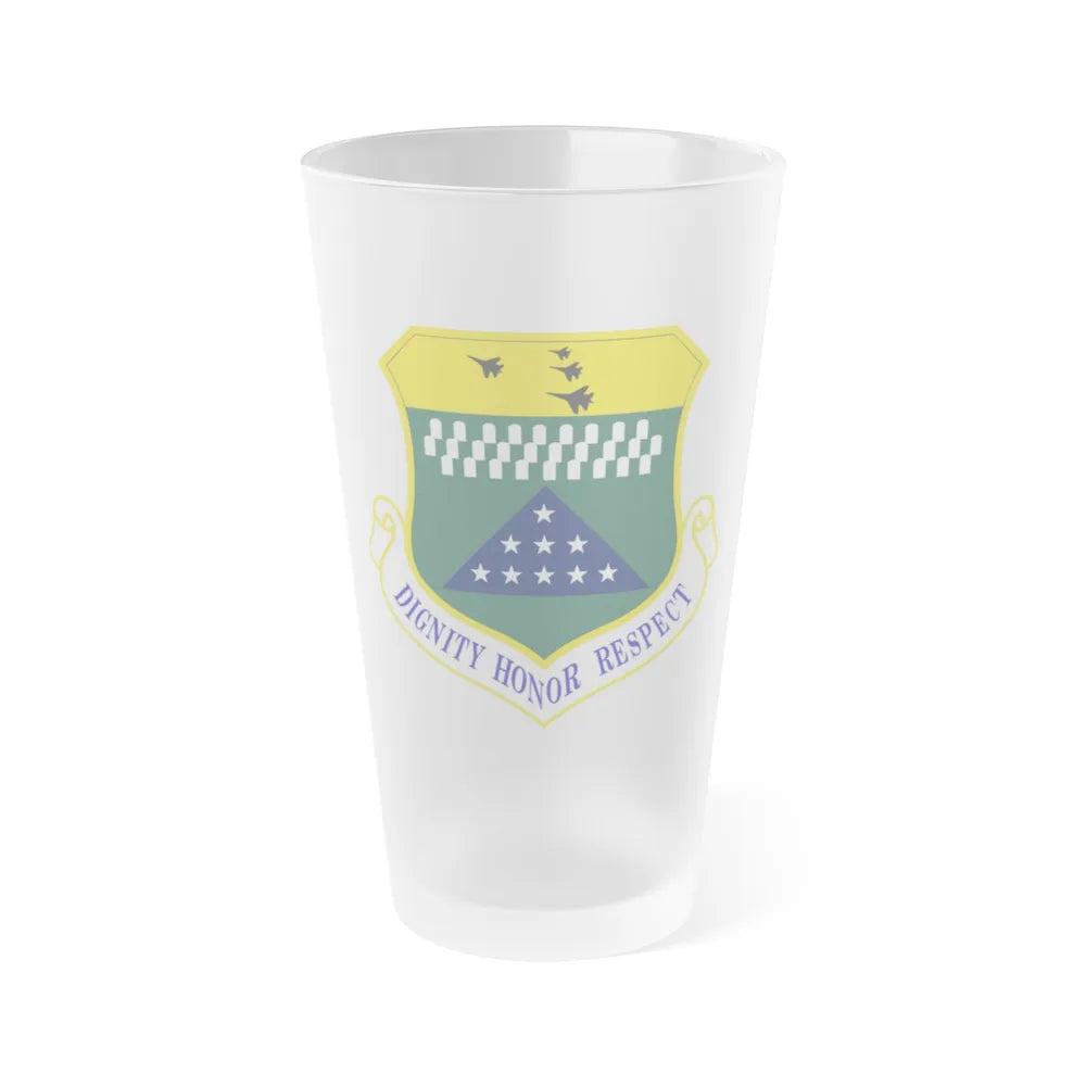 Air Force Mortuary Affairs Operations (U.S. Air Force) Frosted Pint Glass 16oz-Go Mug Yourself