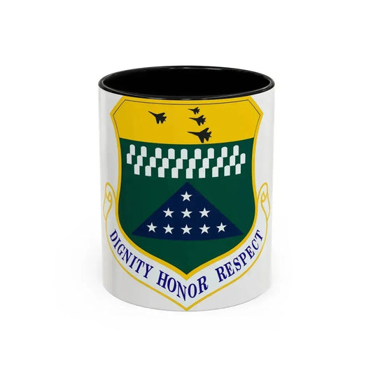 Air Force Mortuary Affairs Operations (U.S. Air Force) Accent Coffee Mug 11oz Black - Go Mug Yourself