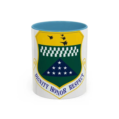 Air Force Mortuary Affairs Operations (U.S. Air Force) Accent Coffee Mug 11oz Light Blue - Go Mug Yourself