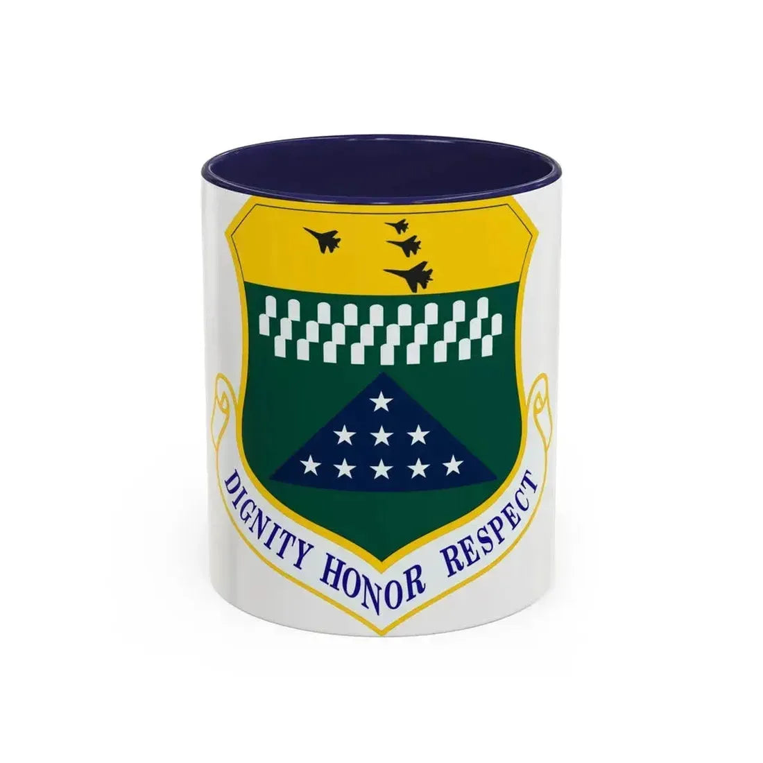 Air Force Mortuary Affairs Operations (U.S. Air Force) Accent Coffee Mug 11oz Navy - Go Mug Yourself
