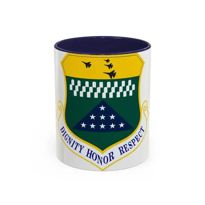 Air Force Mortuary Affairs Operations (U.S. Air Force) Accent Coffee Mug 11oz Navy - Go Mug Yourself