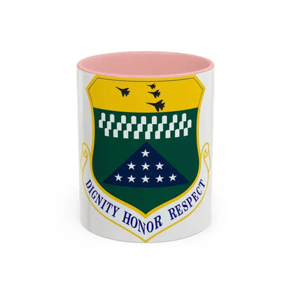 Air Force Mortuary Affairs Operations (U.S. Air Force) Accent Coffee Mug 11oz Pink - Go Mug Yourself