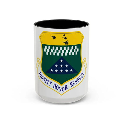 Air Force Mortuary Affairs Operations (U.S. Air Force) Accent Coffee Mug 15oz Black - Go Mug Yourself