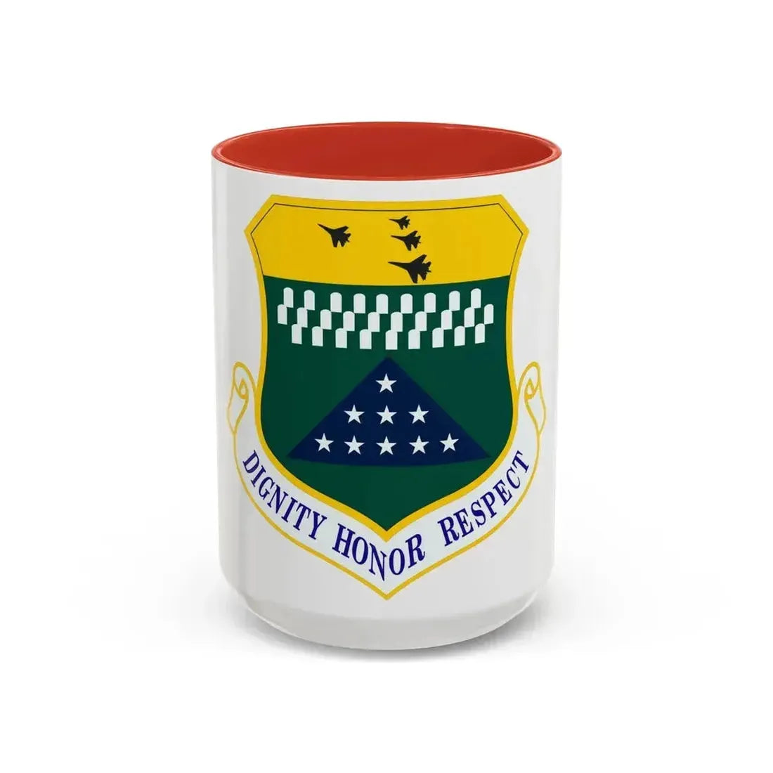 Air Force Mortuary Affairs Operations (U.S. Air Force) Accent Coffee Mug 15oz Red - Go Mug Yourself