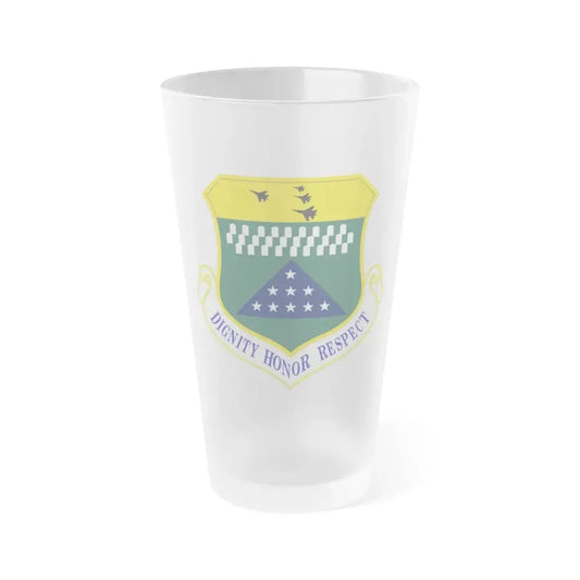 Air Force Mortuary Affairs Operations (U.S. Air Force) Frosted Pint Glass 16oz Default Title - Go Mug Yourself
