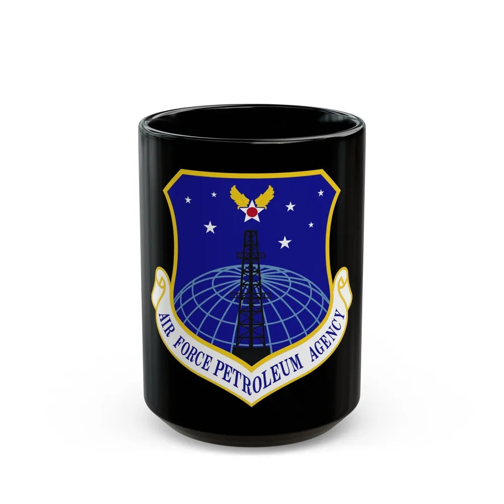 Air Force Petroleum Agency (U.S. Air Force) Black Coffee Mug-15oz-Go Mug Yourself