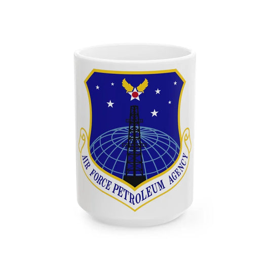 Air Force Petroleum Agency (U.S. Air Force) White Coffee Mug-15oz-Go Mug Yourself