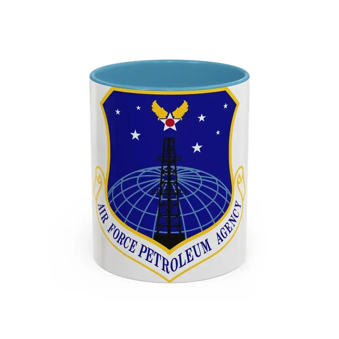 Air Force Petroleum Agency (U.S. Air Force) Accent Coffee Mug 11oz Light Blue - Go Mug Yourself