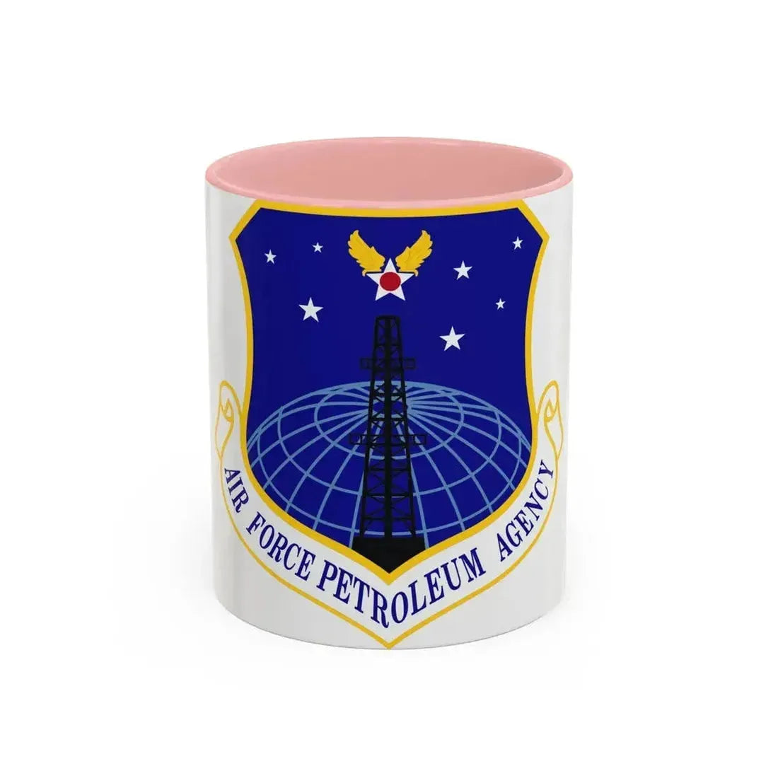Air Force Petroleum Agency (U.S. Air Force) Accent Coffee Mug 11oz Pink - Go Mug Yourself