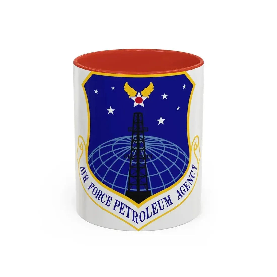 Air Force Petroleum Agency (U.S. Air Force) Accent Coffee Mug 11oz Red - Go Mug Yourself