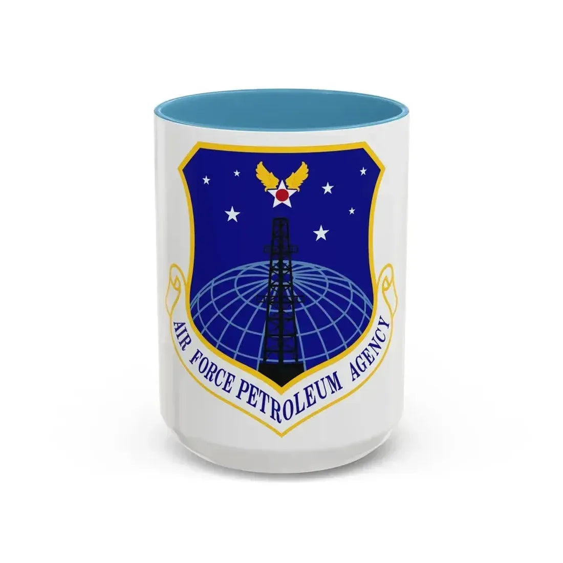 Air Force Petroleum Agency (U.S. Air Force) Accent Coffee Mug 15oz Light Blue - Go Mug Yourself
