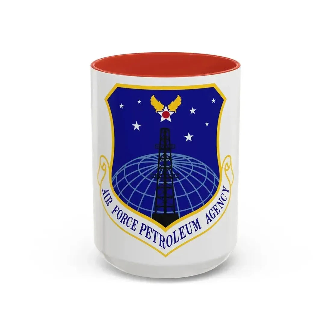Air Force Petroleum Agency (U.S. Air Force) Accent Coffee Mug 15oz Red - Go Mug Yourself
