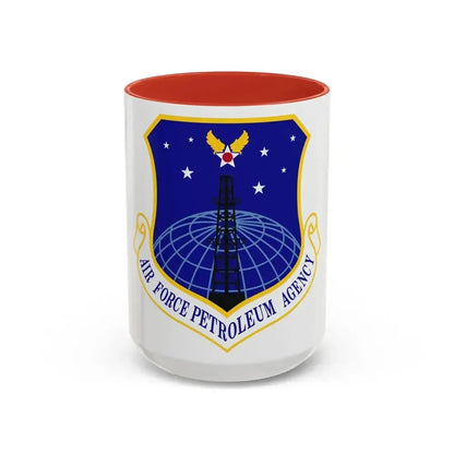 Air Force Petroleum Agency (U.S. Air Force) Accent Coffee Mug 15oz Red - Go Mug Yourself