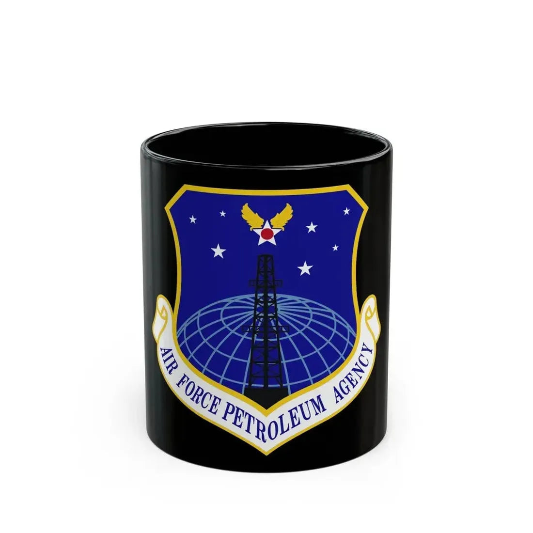 Air Force Petroleum Agency (U.S. Air Force) Black Coffee Mug 11oz - Go Mug Yourself
