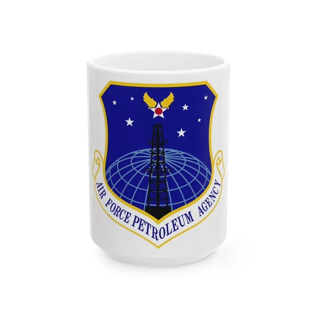 Air Force Petroleum Agency (U.S. Air Force) White Coffee Mug 15oz - Go Mug Yourself