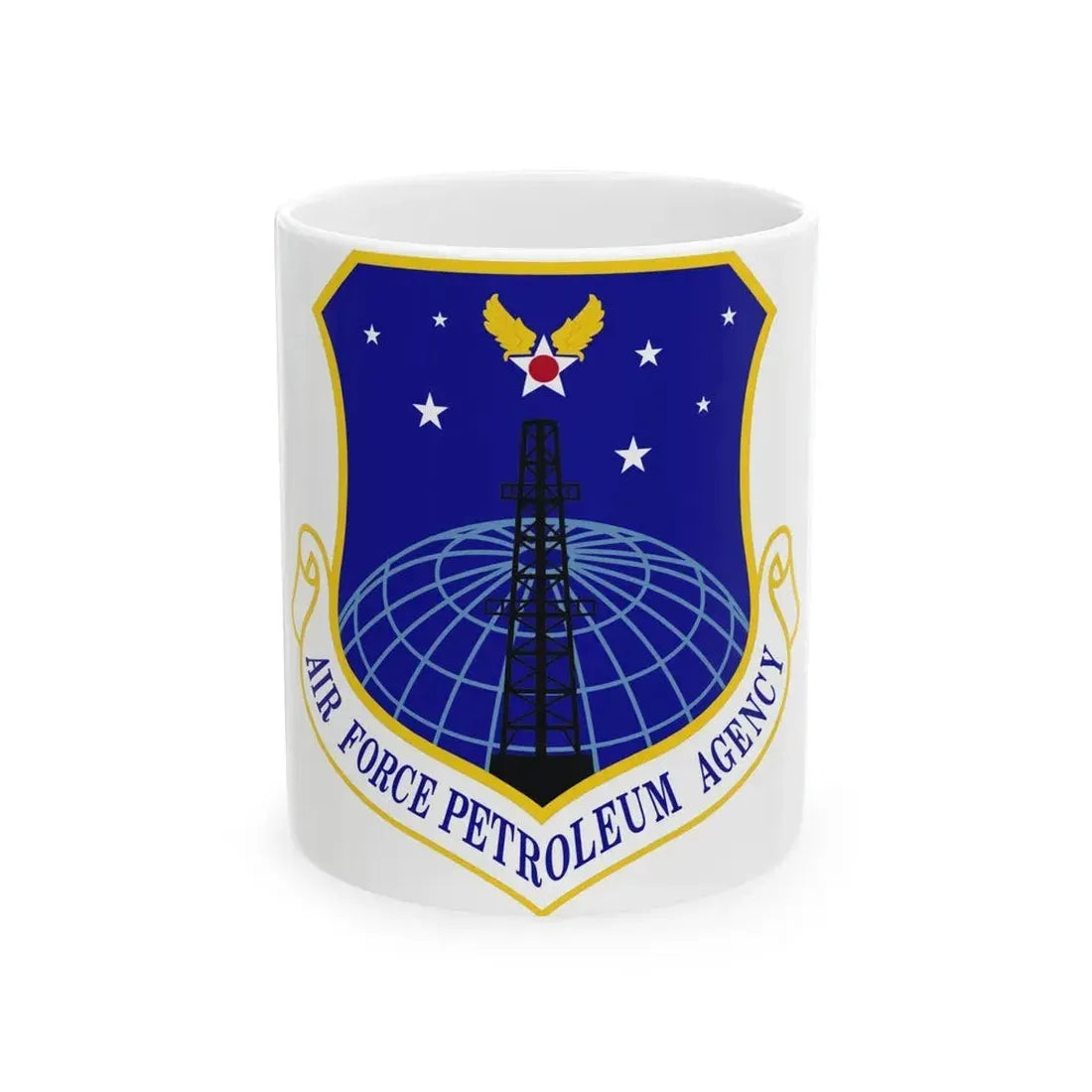 Air Force Petroleum Agency (U.S. Air Force) White Coffee Mug - Go Mug Yourself