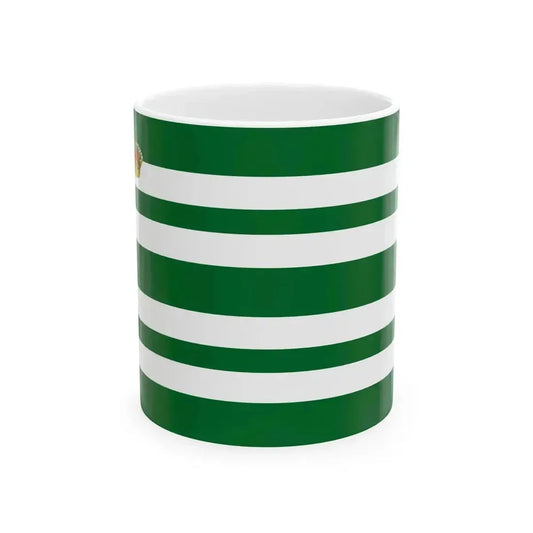 Air Force rank flag of the King of the Kingdom of Egypt (Egypt) White Coffee Mug 11oz - Go Mug Yourself