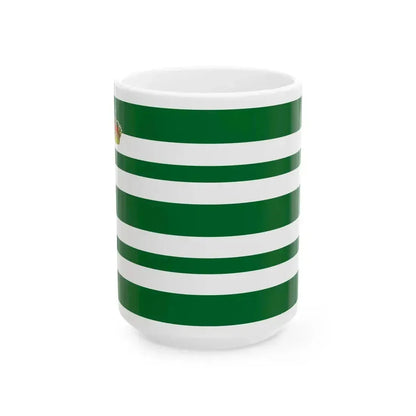 Air Force rank flag of the King of the Kingdom of Egypt (Egypt) White Coffee Mug 15oz - Go Mug Yourself