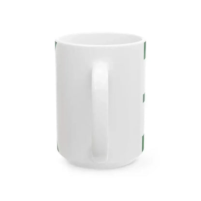 Air Force rank flag of Wing Commander of the Kingdom of Egypt (Egypt) White Coffee Mug - Go Mug Yourself