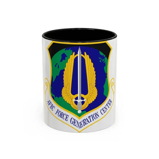 Air Force Reserve Command Force Generation Center (U.S. Air Force) Accent Coffee Mug 11oz Black - Go Mug Yourself