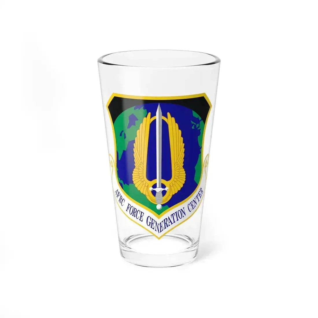 Air Force Reserve Command Force Generation Center (U.S. Air Force) Pint Glass 16oz 16oz - Go Mug Yourself