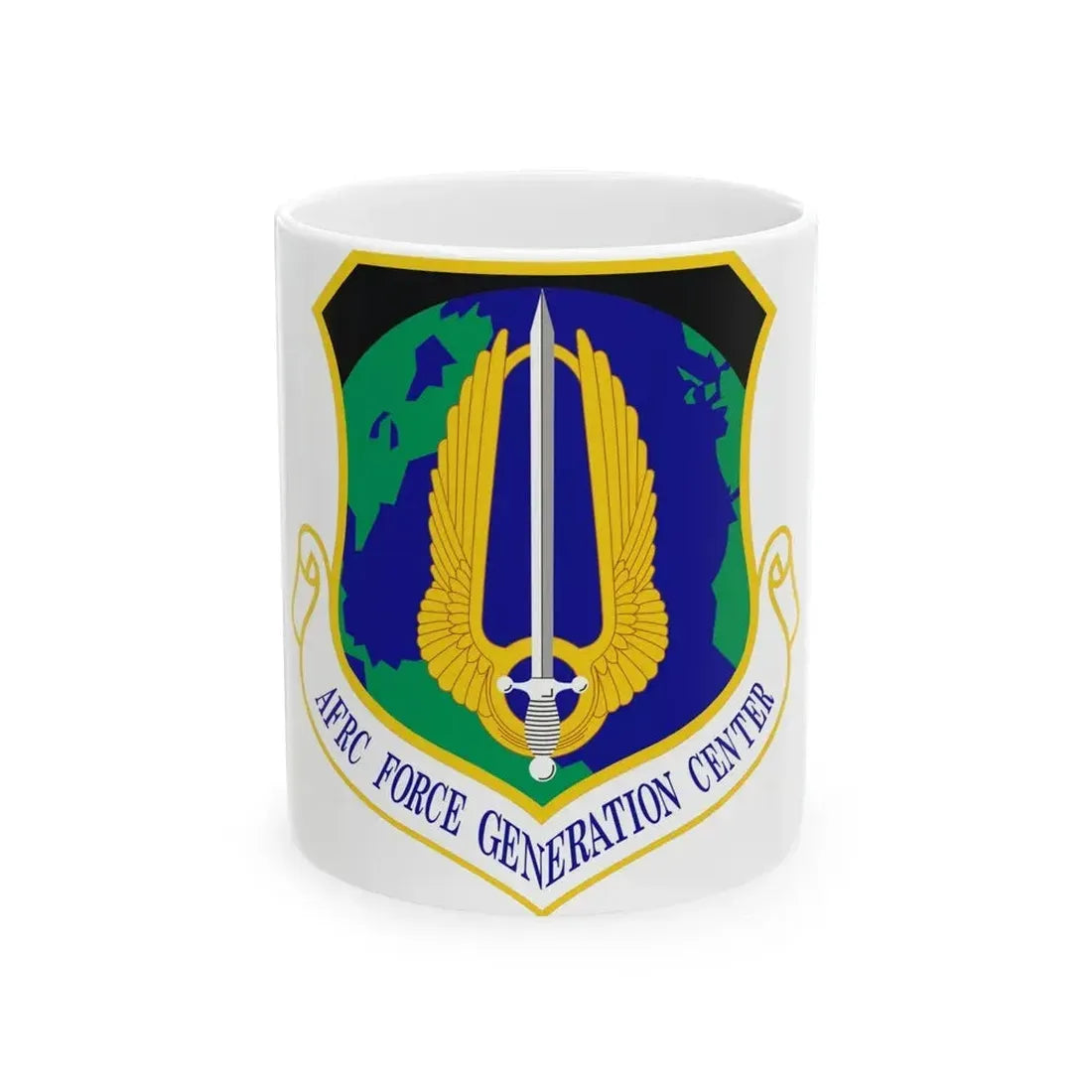 Air Force Reserve Command Force Generation Center (U.S. Air Force) White Coffee Mug - Go Mug Yourself