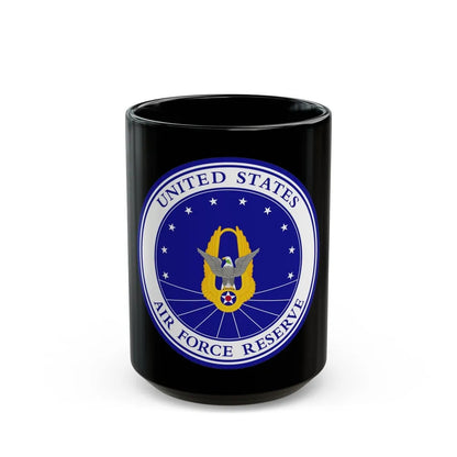 Air Force Reserve (U.S. Air Force) Black Coffee Mug-15oz-Go Mug Yourself