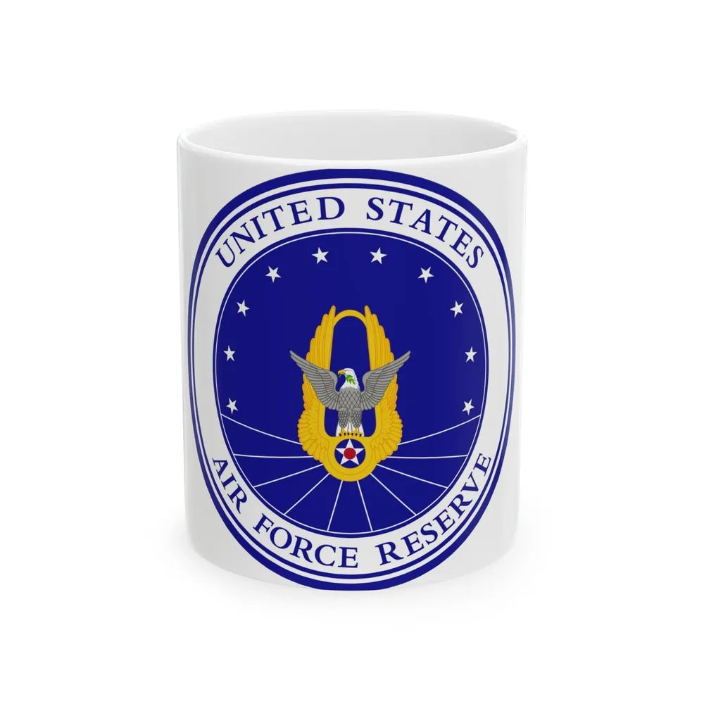 Air Force Reserve (U.S. Air Force) White Coffee Mug-11oz-Go Mug Yourself