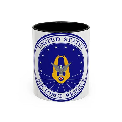 Air Force Reserve (U.S. Air Force) Accent Coffee Mug 11oz Black - Go Mug Yourself