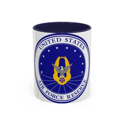 Air Force Reserve (U.S. Air Force) Accent Coffee Mug 11oz Navy - Go Mug Yourself
