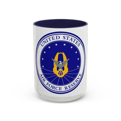 Air Force Reserve (U.S. Air Force) Accent Coffee Mug 15oz Navy - Go Mug Yourself